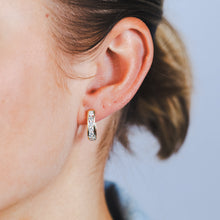 Load image into Gallery viewer, Luminesce Lab Grown 1 Carat Diamond Hoop Earring in 9ct Yellow Gold