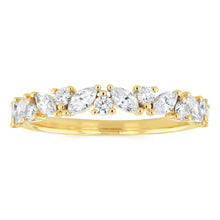 Load image into Gallery viewer, Luminesce Lab Grown 15 Diamond Ring in 9ct Yellow Gold