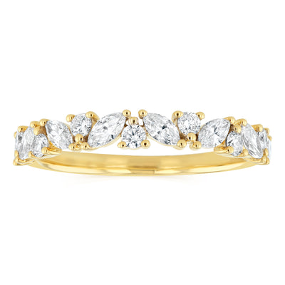 Luminesce Lab Grown 0.60 Diamond Ring in 9ct Yellow Gold
