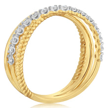 Load image into Gallery viewer, Luminesce Lab Grown 1/4 Carat Diamond Ring in 9ct Yellow Gold