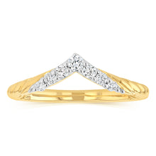 Load image into Gallery viewer, Luminesce Lab Grown 7 Diamond Eternity Ring in 9ct Yellow Gold