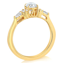 Load image into Gallery viewer, Luminesce Lab Grown 3/4 Carat Diamond Ring in 9ct Yellow Gold