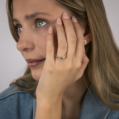 Luminesce Lab Grown 1/2 Carat Diamond Ring in 9ct Yellow Gold