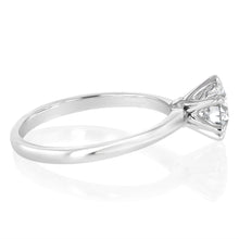 Load image into Gallery viewer, Luminesce Lab Grown 1 Carat Diamond Solitaire Ring in 9ct White Gold