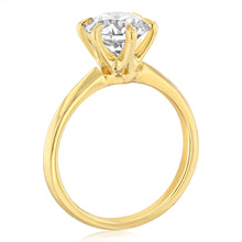 Load image into Gallery viewer, Luminesce Lab Grown 1.5 Carat Diamond Solitaire Ring in 9ct Yellow Gold