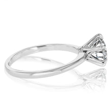 Load image into Gallery viewer, Luminesce Lab Grown 1.5 Carat Diamond Solitaire Ring in 9ct White Gold