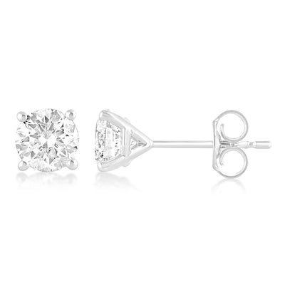 Luminesce Lab Grown 1.5 Carat Diamond Stud Earrings in 9ct White Gold