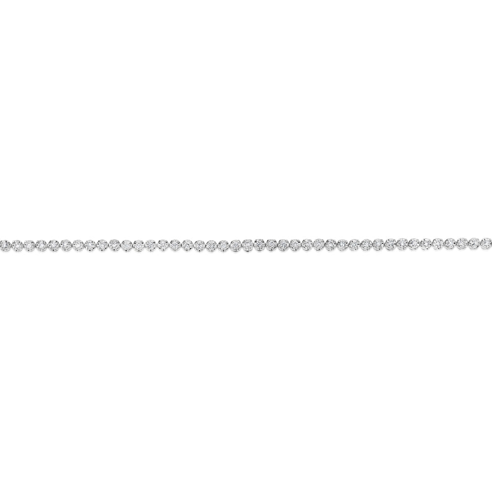 Luminesce Lab Grown 1 Carat Diamond Tennis Bracelet in Sterling Silver