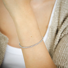 Load image into Gallery viewer, Luminesce Lab Grown 1 Carat Diamond Tennis Bracelet in Sterling Silver