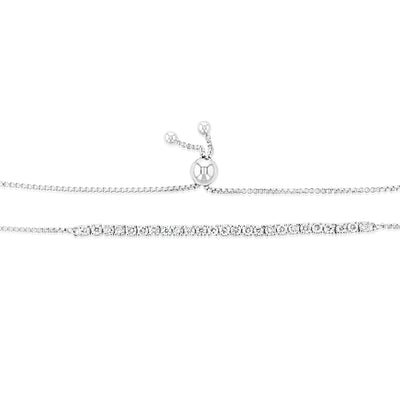 Luminesce Lab Grown 1 Carat Diamond Sterling Silver Bracelet