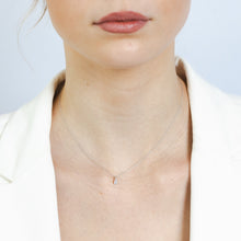 Load image into Gallery viewer, Luminesce Lab Grown 1/10 Carat Diamond Pendant on Chain in 9ct White Gold
