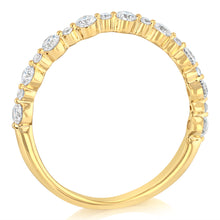 Load image into Gallery viewer, Luminesce Lab Grown Diamond 1/2 Carat Eternity Ring in 9ct Yellow Gold