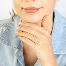 Load image into Gallery viewer, Luminesce Lab Grown Diamond 1/2 Carat Eternity Ring in 9ct Yellow Gold