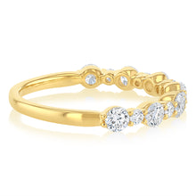 Load image into Gallery viewer, Luminesce Lab Grown Diamond 1 Carat Eternity Ring in 9ct Yellow Gold