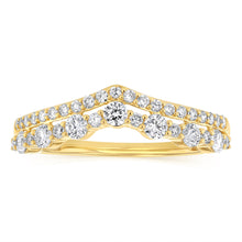 Load image into Gallery viewer, Luminesce Lab Grown Diamond 0.60 Carat Dress Ring in 9ct Yellow Gold