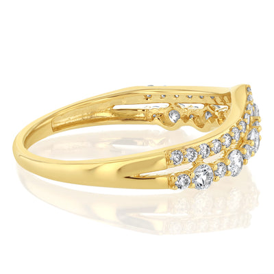Luminesce Lab Grown Diamond 0.60 Carat Dress Ring in 9ct Yellow Gold