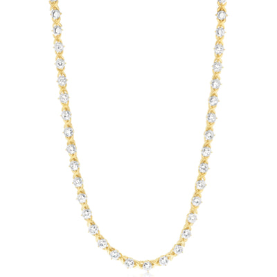 Luminesce Lab Grown 1 Carat Diamond Necklace in 9ct Yellow Gold