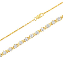 Load image into Gallery viewer, Luminesce Lab Grown 1 Carat Diamond Necklace in 9ct Yellow Gold