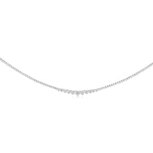 Load image into Gallery viewer, Luminesce Lab Grown 8.7 Carats Diamond Tennis Necklace in 10ct White Gold