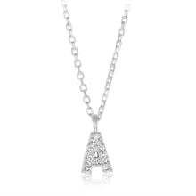 Load image into Gallery viewer, Luminesce Lab Grown Diamond &quot;A&quot; Pendant on Adjustable 40-45cm Chain Set in Sterling Silver