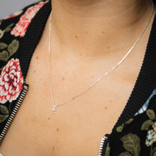Load image into Gallery viewer, Luminesce Lab Grown Diamond "S" Pendant on Adjustable 40-45cm Chain Set in Sterling Silver