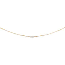Load image into Gallery viewer, Luminesce Lab Grown 4 Carat Diamond Tennis Necklace in 9ct Yellow Gold