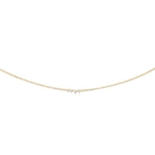 Load image into Gallery viewer, Luminesce Lab Grown 5 Carat Diamond Tennis Necklace in 9ct Yellow Gold