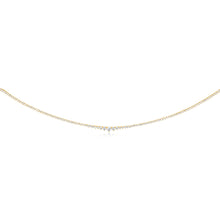 Load image into Gallery viewer, Luminesce Lab Grown 5 Carat Diamond Tennis Necklace in 9ct Yellow Gold