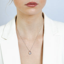 Load image into Gallery viewer, Luminesce Lab Grown 1/10 Carat Diamond Pendant on 45cm Chain in Sterling Silver