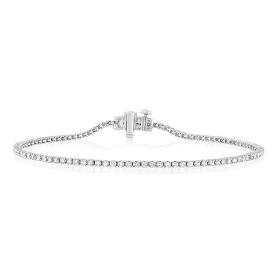 Luminesce Lab Grown 1.00 Carat Diamond Tennis Bracelet in Platinum