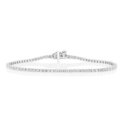 Luminesce Lab Grown 2 Carat Diamond Tennis Bracelet in Platinum
