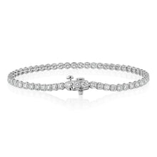 Load image into Gallery viewer, Luminesce Lab Grown 4 Carat Diamond Tennis Bracelet in Platinum