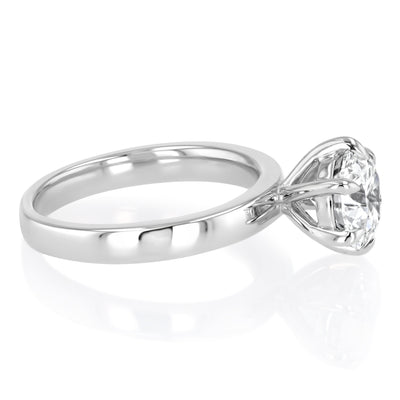 Luminesce Lab Grown 2 Carat Diamond Solitaire Ring in Platinum