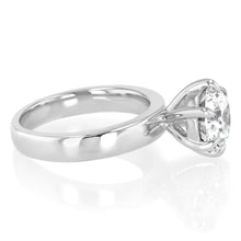 Load image into Gallery viewer, Luminesce Lab Grown 3 Carat Diamond Solitaire Engagement Ring in Platinum