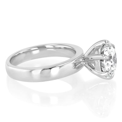 Luminesce Lab Grown 3 Carat Diamond Solitaire Ring in Platinum