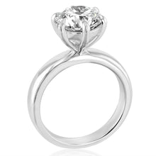 Load image into Gallery viewer, Luminesce Lab Grown 3 Carat Diamond Solitaire Engagement Ring in Platinum