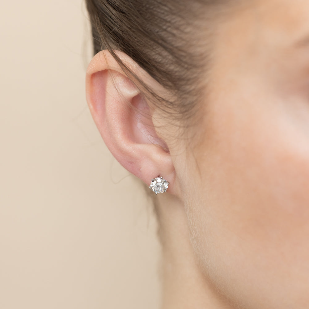 Luminesce Lab Grown 2 Carat Diamond Stud Earrings in Platinum