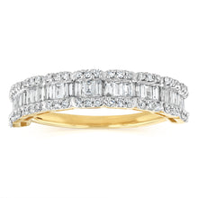 Load image into Gallery viewer, Luminesce Lab Grown 3/4 Carat Ring in Gold Plated Sterling Silver