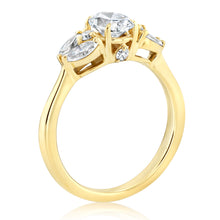 Load image into Gallery viewer, Luminesce Lab Grown 1.20 Carat Diamond Oval Ring in 9ct Yellow Gold
