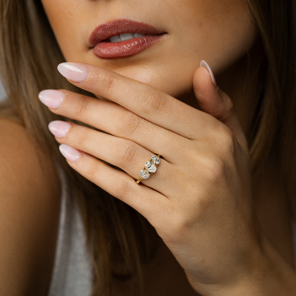 Luminesce Lab Grown 1.20 Carat Diamond Oval Ring in 9ct Yellow Gold