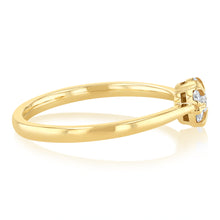 Load image into Gallery viewer, Luminesce Lab Grown 1/6 Carat Diamond Ring in 9ct Yellow Gold