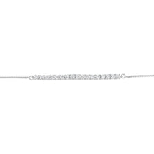 Load image into Gallery viewer, Luminesce Lab Grown 2 Carat Diamond Bolo Bracelet in Sterling SIlver