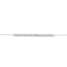 Load image into Gallery viewer, Luminesce Lab Grown 3 Carat Diamond Bolo Bracelet in Sterling Silver