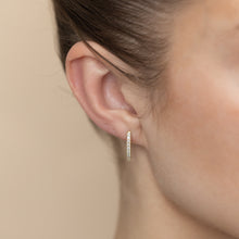 Load image into Gallery viewer, Luminesce Lab Grown 0.30 Carat Diamond Hoop Earrings in 9ct Yellow Gold