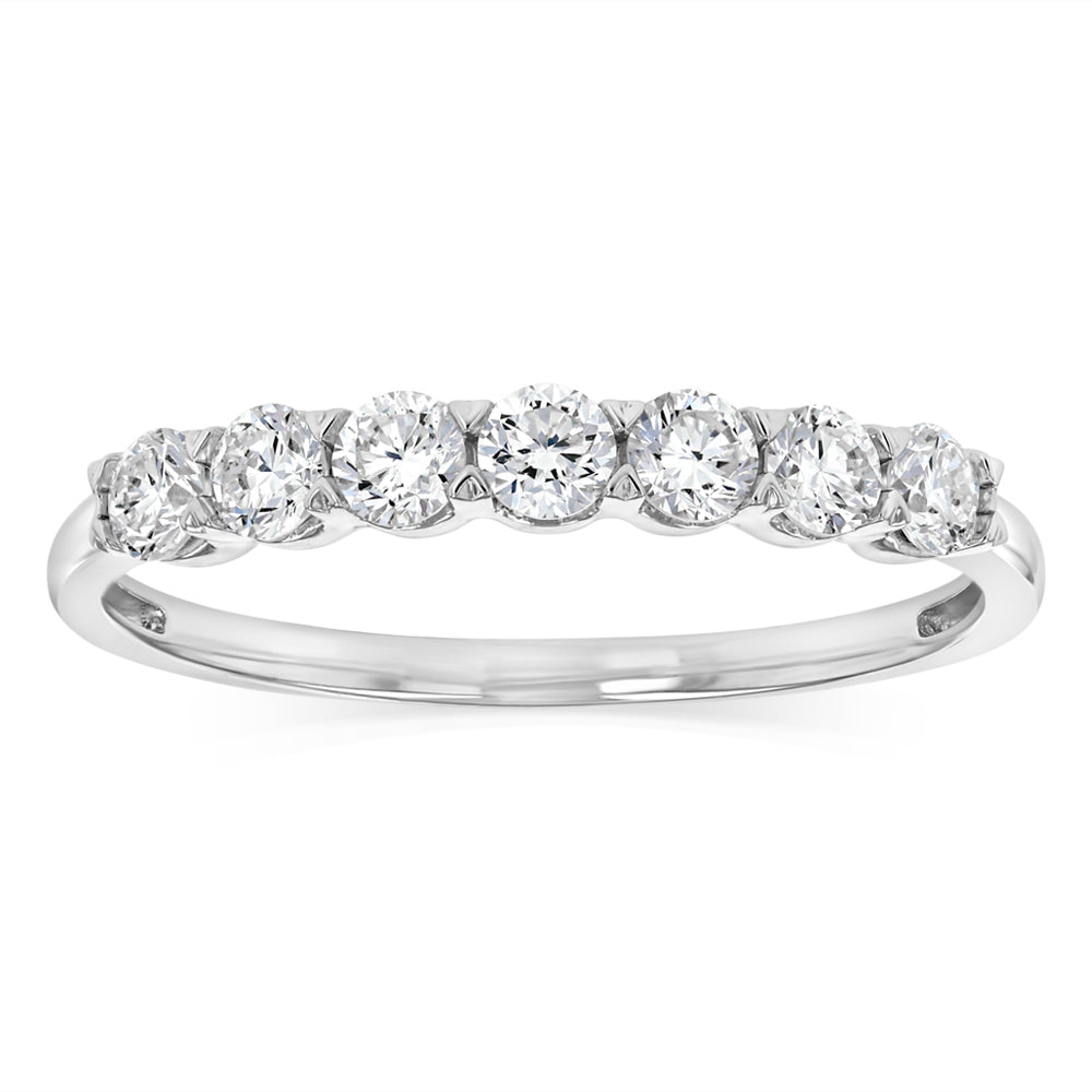 Luminesce Lab Grown 1/2 Carat Eternity Ring in Sterling Silver