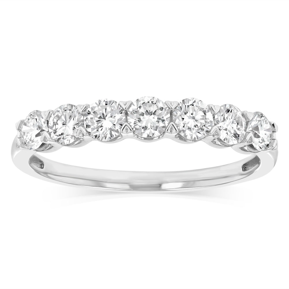 Luminesce Lab Grown 3/4 Carat Eternity Ring in Sterling Silver