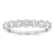 Load image into Gallery viewer, Luminesce Lab Grown 1 Carat Eternity Ring in Sterling Silver
