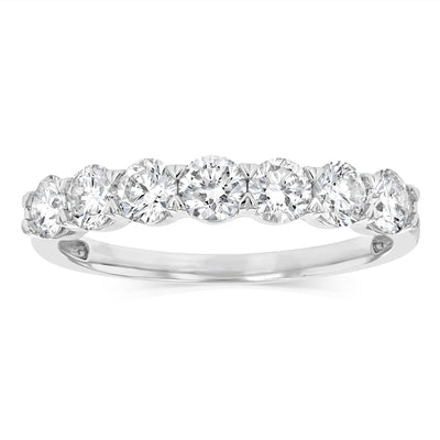 Luminesce Lab Grown 1 Carat Eternity Ring in Sterling Silver