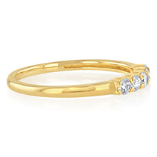 Load image into Gallery viewer, Luminesce Lab Grown 1/4 Carat Eternity Ring in 9ct Yellow Gold