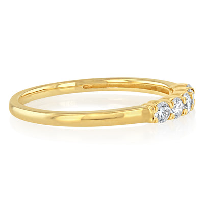 Luminesce Lab Grown 1/4 Carat Eternity Ring in 9ct Yellow Gold
